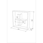 Libreria pensile Kiss 60x60x16 RF140101