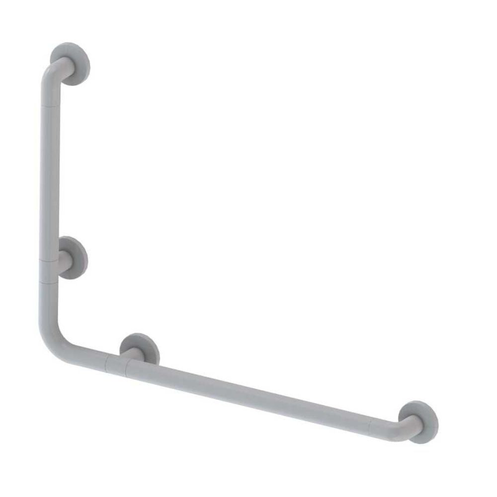 Winkel-Sicherheits-Haltegriff für Badezimmer, weiß, 78 cm