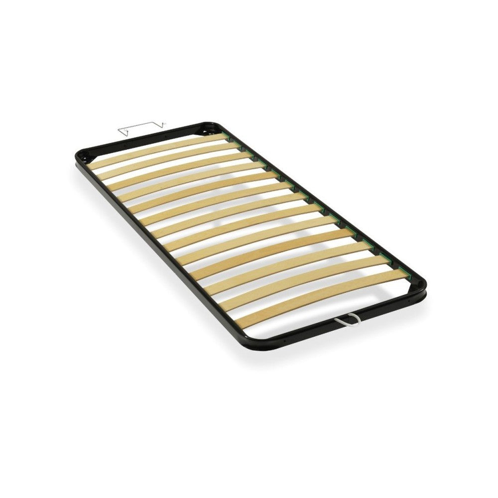 Rete a doghe singola 80x190 cm con telaio in acciaio per letto contenitore