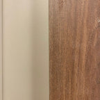 Vetrina con anta noce mercure e cashmere Open 67x40x197h