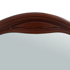 Specchiera classica 86x95 cm con cornice sagomata colore noce Cloe