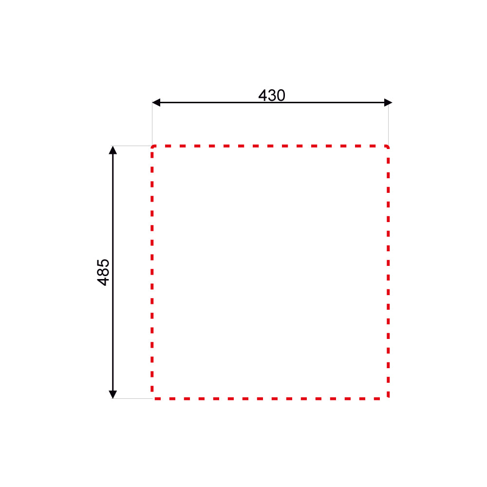 EINBAUSPÜLE SA310404 1 BECKEN 50,5*45