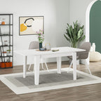 Tavolo allungabile bianco 120x80 cm Megaron