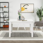 Tavolo allungabile bianco 120x80 cm Megaron