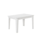 Tavolo allungabile bianco 120x80 cm Megaron