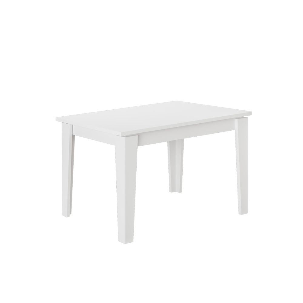 Tavolo allungabile bianco 120x80 cm Megaron
