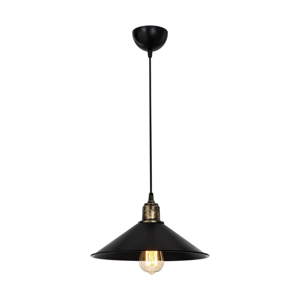 Hängeleuchte schwarz 62H cm - Bluc