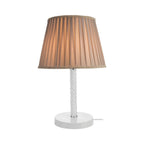 Lampada da tavolo in vetro colore bianco Piray