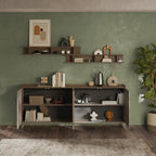 Madia 4 ante Polan bronzo mercure 241x42x99h