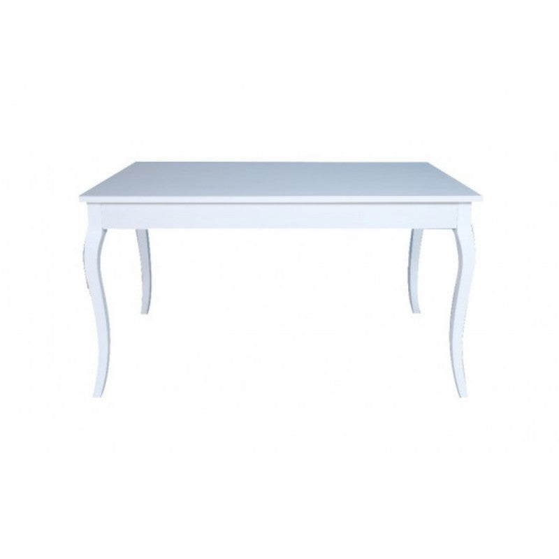 Tavolo rettangolare allungabile bianco frassinato Liberty 140x85x76h