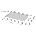 Piano cottura in acciaio inox con 5 fuochi 70 cm - Samet Ercole