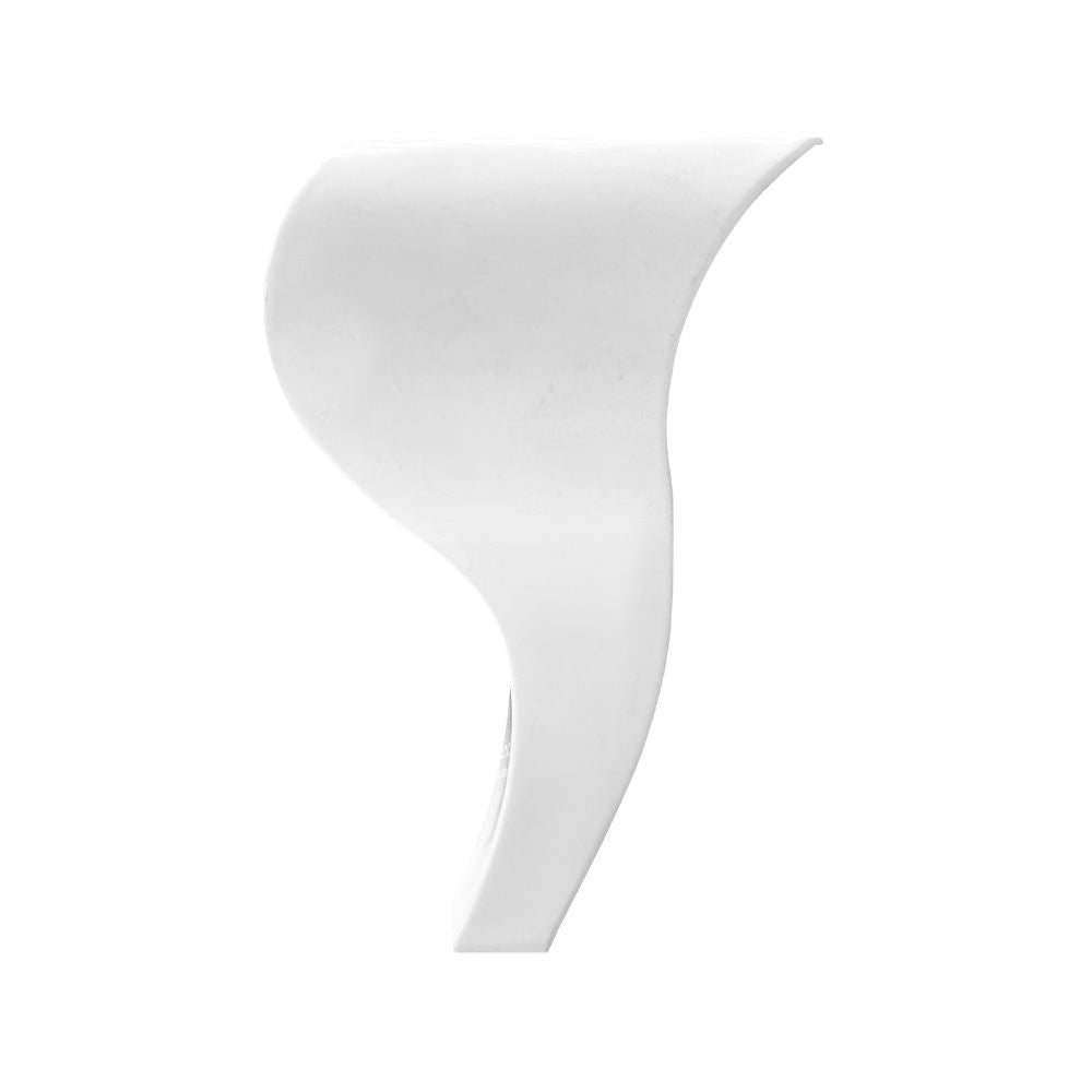 Piede in plastica bianco 20 cm per divani e poltrone PIEDEBIANCO