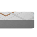 Materasso una piazza e mezza con Memory Foam, sfoderabile con molle insacchettate 120x190x30 cm Corvo