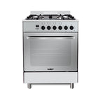 Cucina a gas 60x60 cm inox con forno multifunzione classe A Stromboli Samet