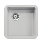 Lavello incasso monovasca sottotop 38x38 Smeg VST38AL 38x38 colore alluminio