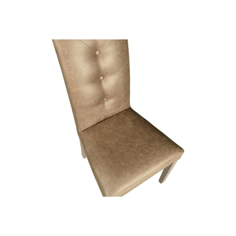 Sedia tessuto manila camel Montecarlo 3 bottoni