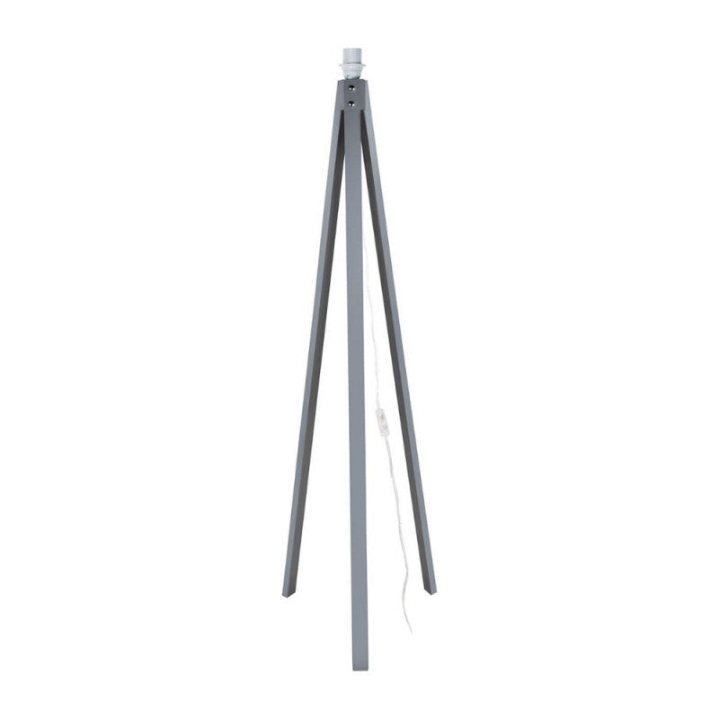 Lampada da terra treppiede legno grigio DECO MDL3009 134.5H