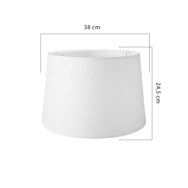 Paralume tessuto rosso Deco MDL3011