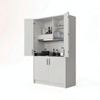 Cucina a scomparsa completa di elettrodomestici Fold bianco 125