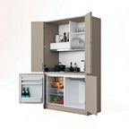 Cucina a scomparsa completa di elettrodomestici Fold olmo 125
