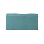 Dreisitzer-Sofa mit quadratischen Füßen, Stofffarbe Aquagrün – Alenda