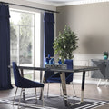 Tavolo grigio laccato lucido Enzio 185x95x78h