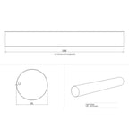 Tubo tondo di aspirazione cappa diametro 125 mm BV1251200