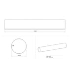 Tubo tondo di aspirazione cappa diametro 150 mm BV1501200