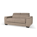 Divano letto 3 posti colore marrone caribou 210x94x90H Mercurio