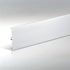 Tavolo rettangolare Pacific piano in ceramica effetto marmo grigio lucido