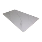 Tavolo Solid piano ceramica effetto marmo bianco lucido 180x90 cm.