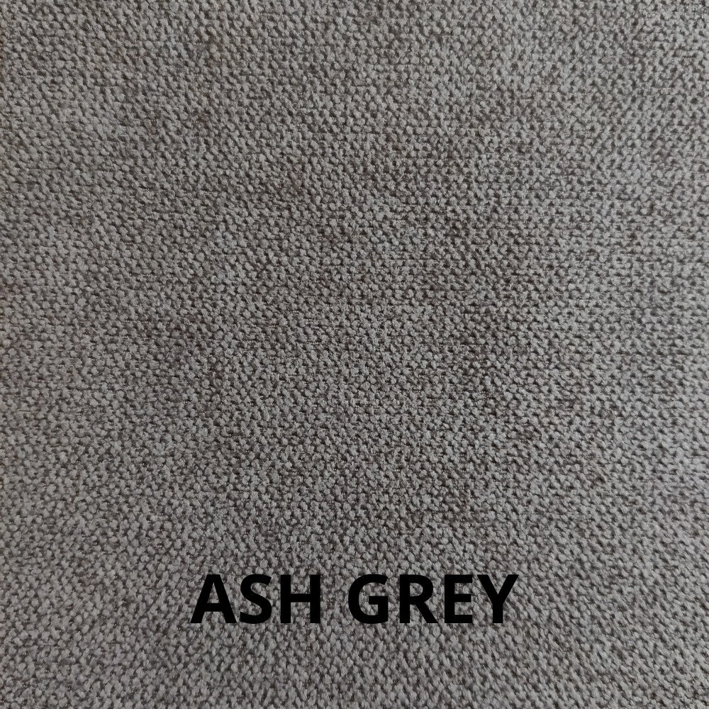 Letto matrimoniale tessuto ash grigio con rete inclusa Snello