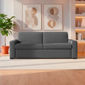 Divano letto 3 posti tessuto Queens colore cenere 200x98x86h Flash