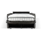 Divano Letto 2 posti in tessuto grigio Mercurio 194x83x97H