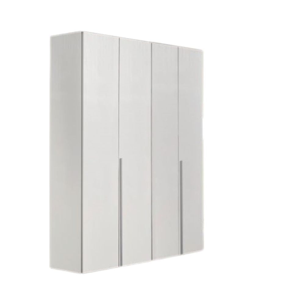 Armadio con 4 ante colore bianco larice 161x240H cm - Urano