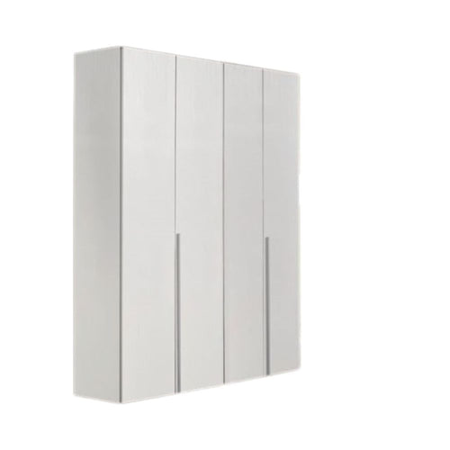 Armadio con 4 ante colore bianco larice 161x240H cm - Urano
