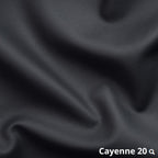Canapé 2 places revêtu de tissu similicuir couleur graphite - Chicago