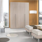Kleiderschrank mit 4 Türen Ulme Perle 161x240H cm - Saturn
