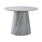 Table ronde fixe couleur ciment 100x75.5H cm - Grei