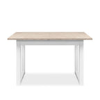 Tavolo rettangolare allungabile Houston80B sabbia e bianco 120x80x75H