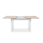 Tavolo rettangolare allungabile Houston80B sabbia e bianco 120x80x75H