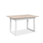 Tavolo rettangolare allungabile Houston80B sabbia e bianco 120x80x75H