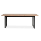 Tavolo allungabile 200x90x75H Denver80C colore quercia antracite.