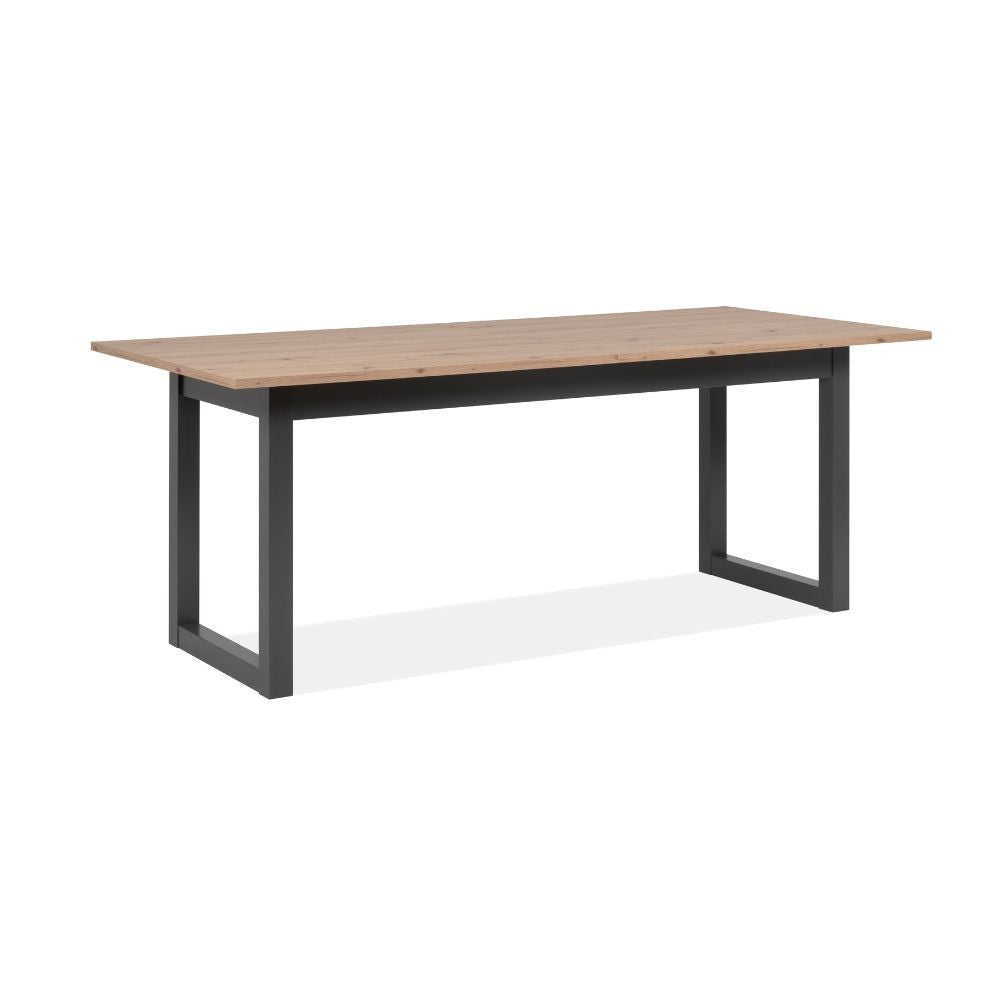 Tavolo allungabile 200x90x75H Denver80C colore quercia antracite.