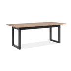Tavolo allungabile 200x90x75H Denver80C colore quercia antracite.