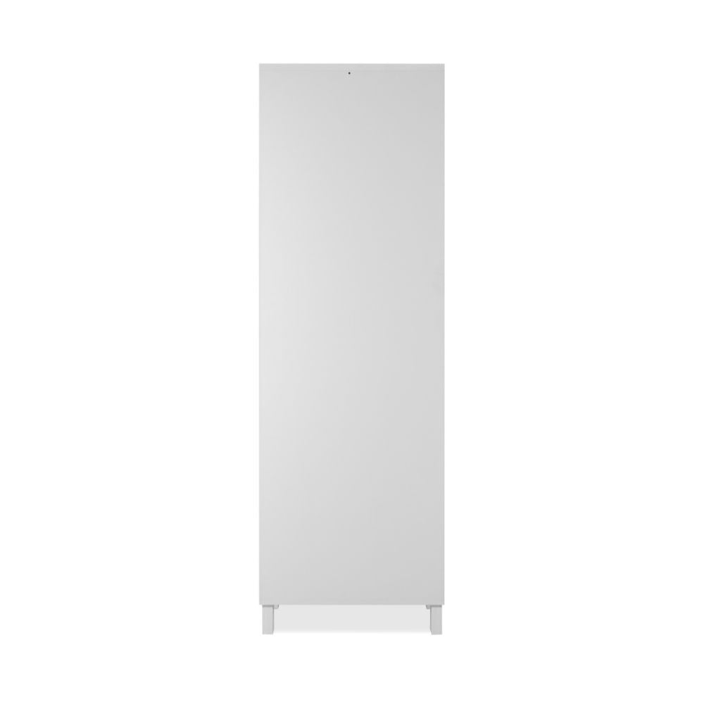 Vetrina colore bianco con 2 ante e 4 ripiani Albi52A 62x33x189H