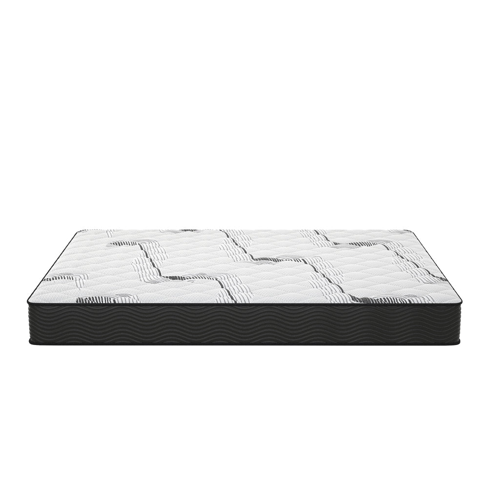 Materasso una piazza e mezza con molle insacchettate e strato in Memory Foam 120x190x22,3 cm Tarico