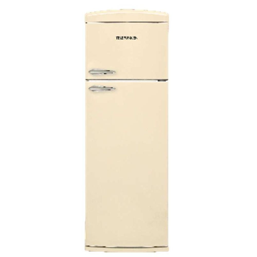 Réfrigérateur double porte 311 L classe F couleur beige rétro - Telefunken TKBM346BREF