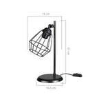 Lampe de table noire - EkinoKs