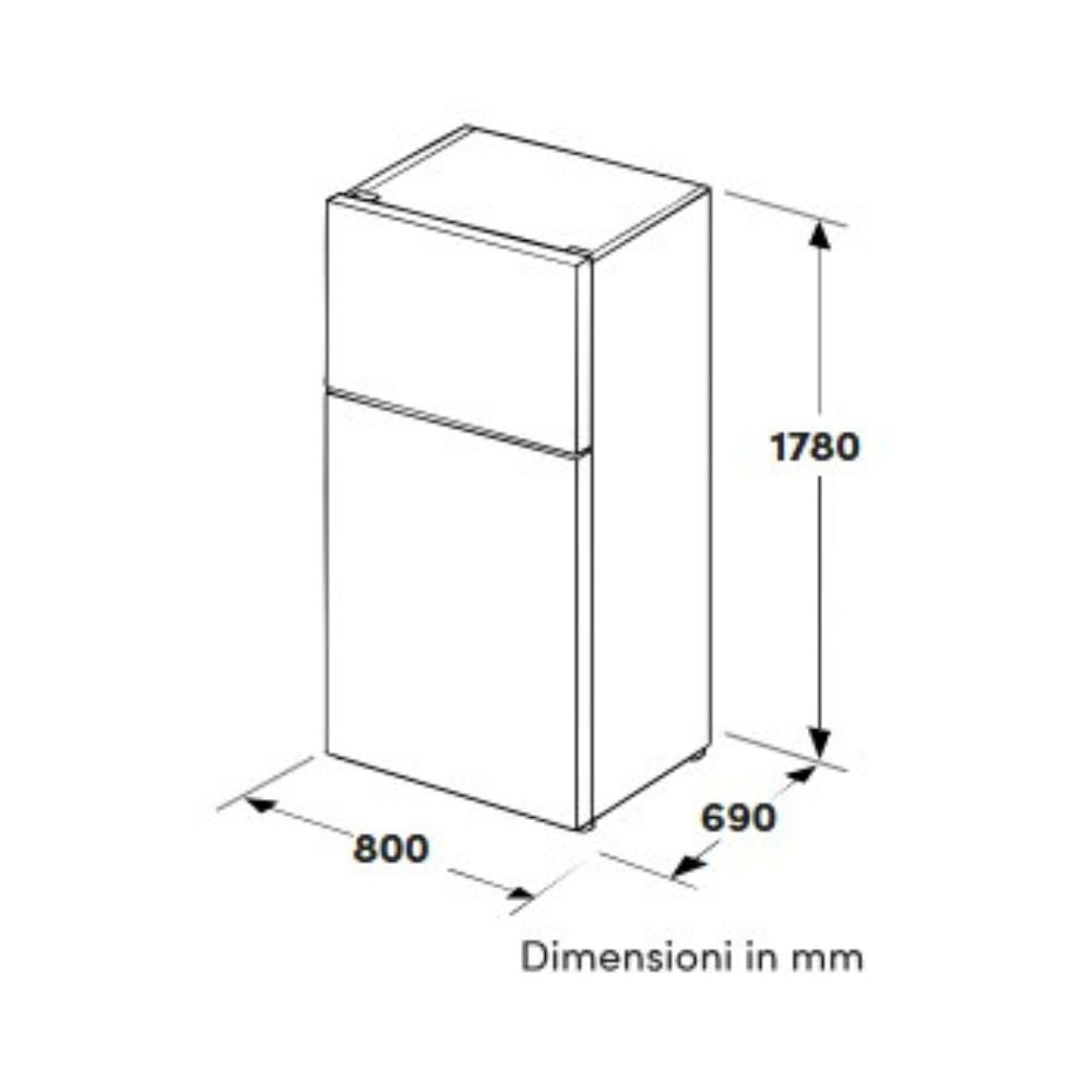 Frigorifero doppia porta DDP640DNV4XE0 478 lt total no frost drink dispenser inox classe E Daya